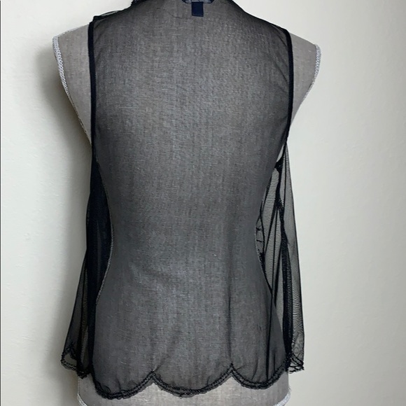 American Eagle Outfitters Sheer Beaded Top - Picture 10 of 16